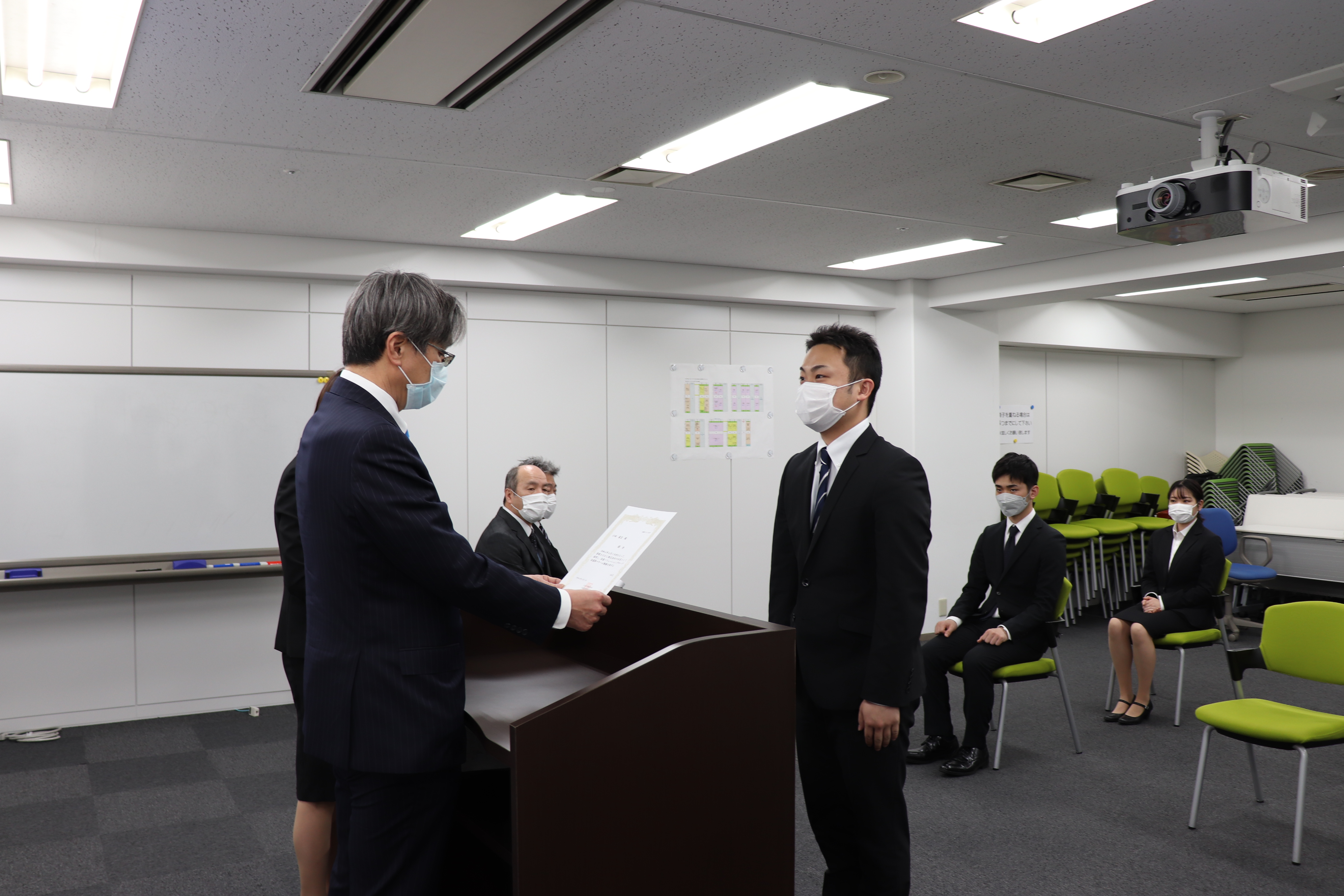 入社式5